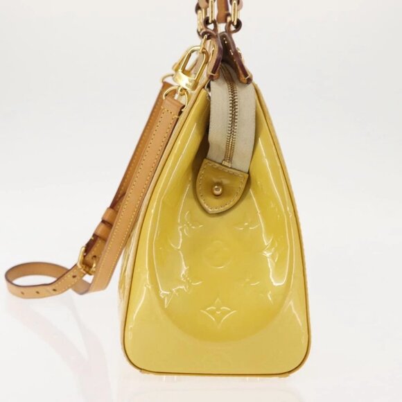 LOUIS VUITTON Monogram Vernis Blair MM Bag 2way Citrin M90108 LV Auth 145836 - Picture 6 of 16